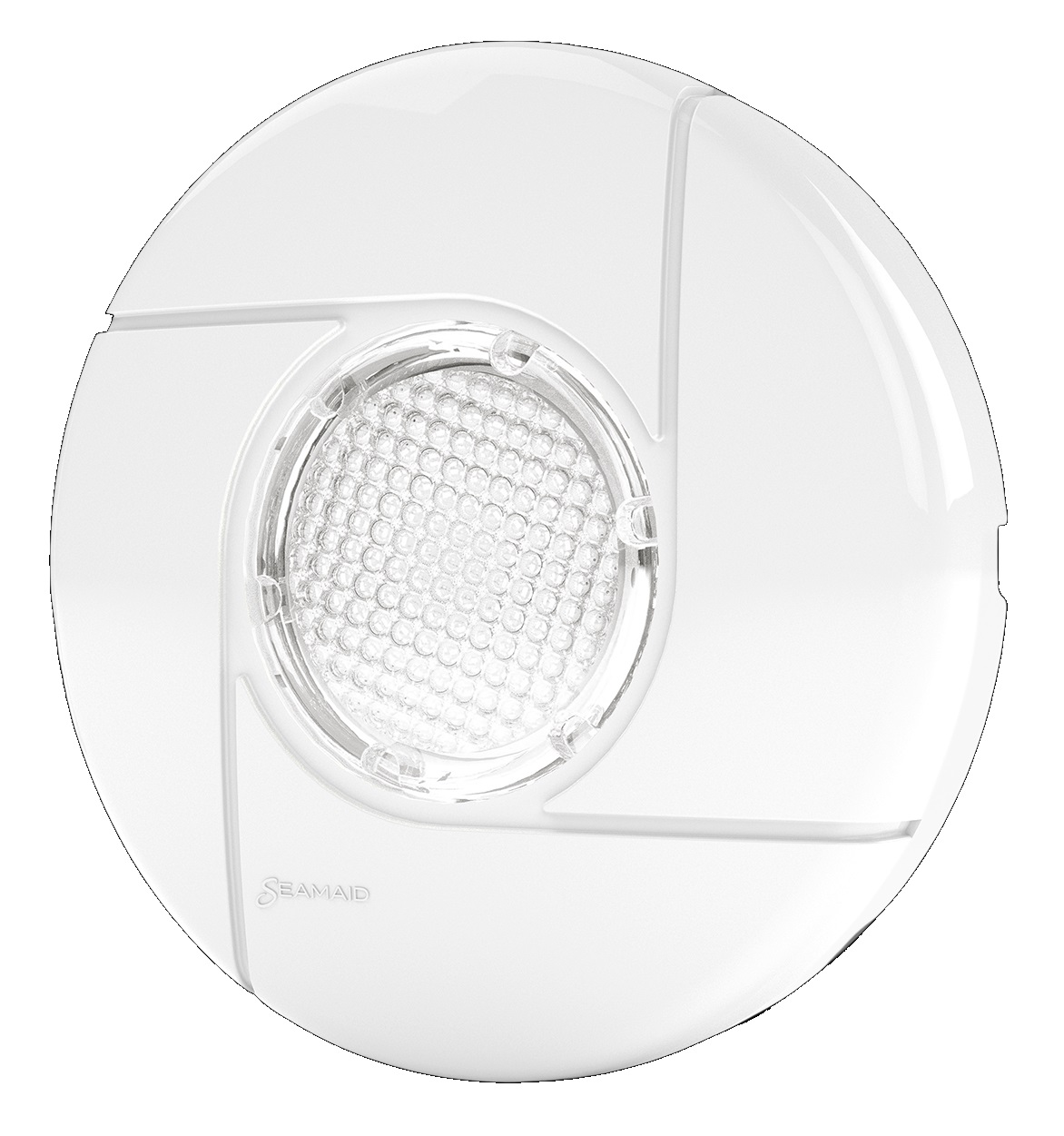 Enjoliveur Pour Projecteur Tubulaire Rond Blanc