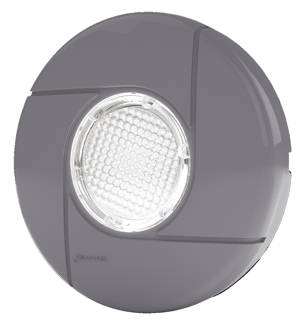 Enjoliveur Pour Projecteur Tubulaire Rond Gris Fonce