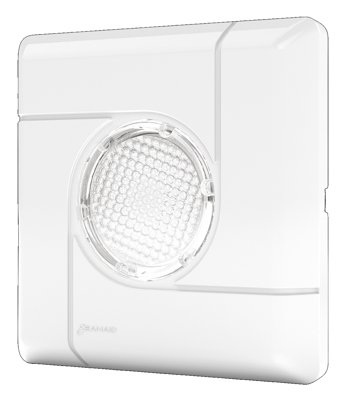 Enjoliveur Pour Projecteur Tubulaire Carre Blanc