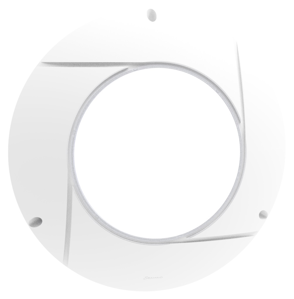 Couronne Blanche Pour Projecteur Plat New