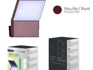 Applique Murale Solaire Gris Anthracite 170 Lm 3W Blanc 5000K