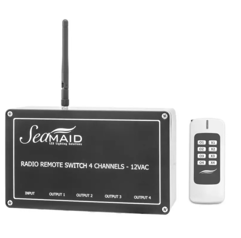 Coffret Telecommande 4 Canaux 12 Vac 240W *