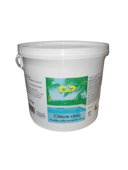Chlore Choc Effervescent 20G 5 Kg