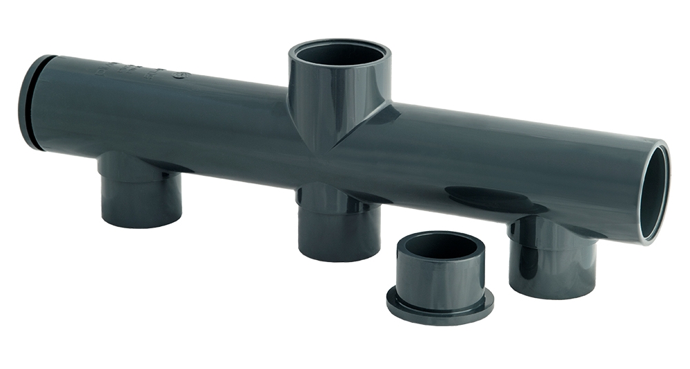 Collecteur Pvc 3X M50 / 1X F50