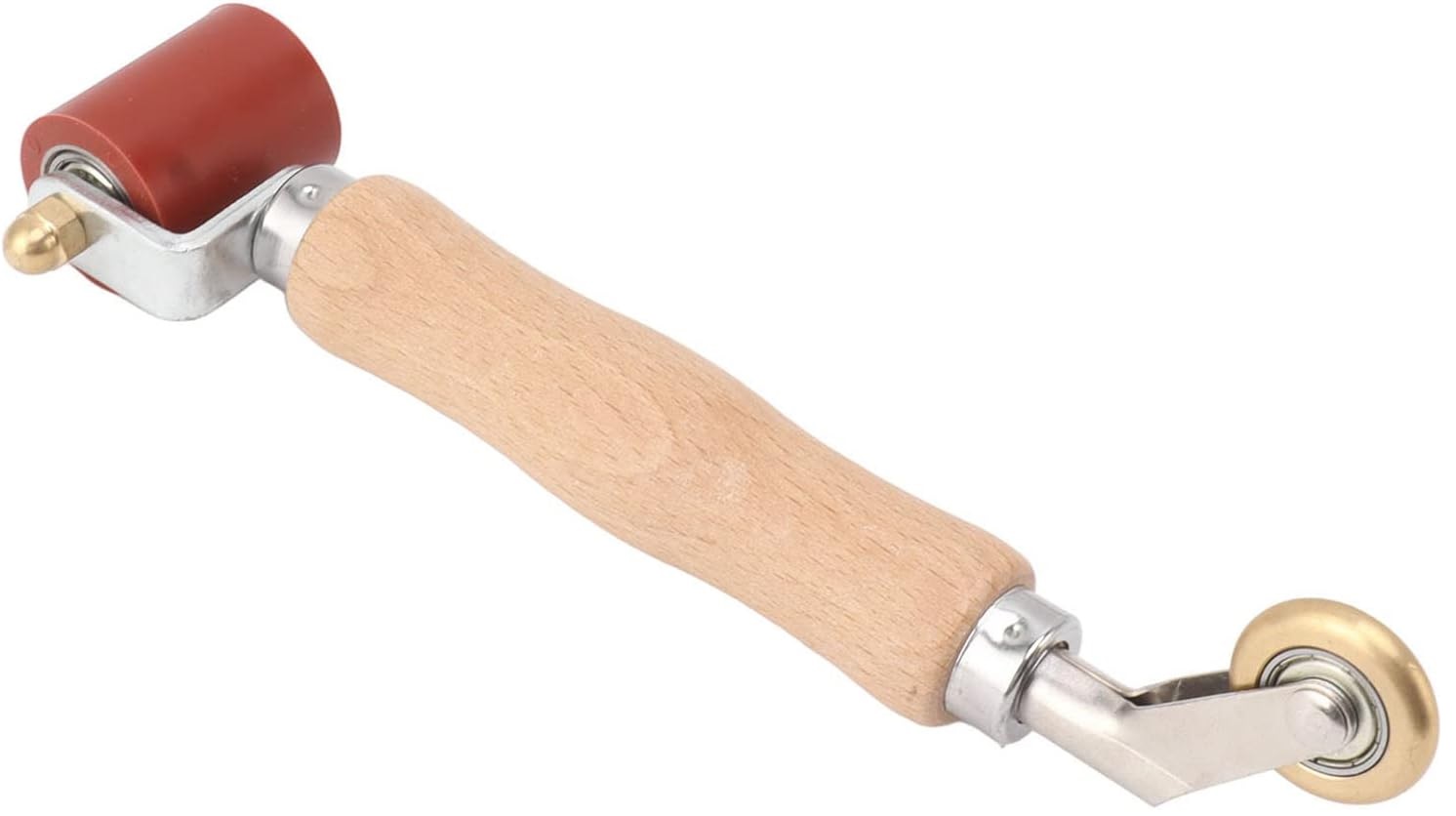 Rouleau Pression 40 mm Silicone Souple + Roulette Laiton 8 mm