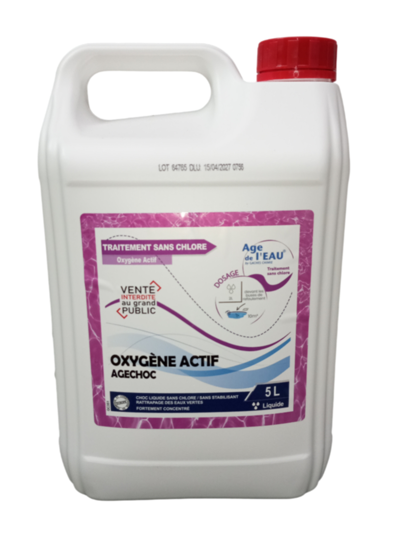 Oxygene Actif Liquide Professionnel 5 L