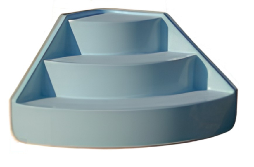 Escalier Angle 0.75 3 Marches