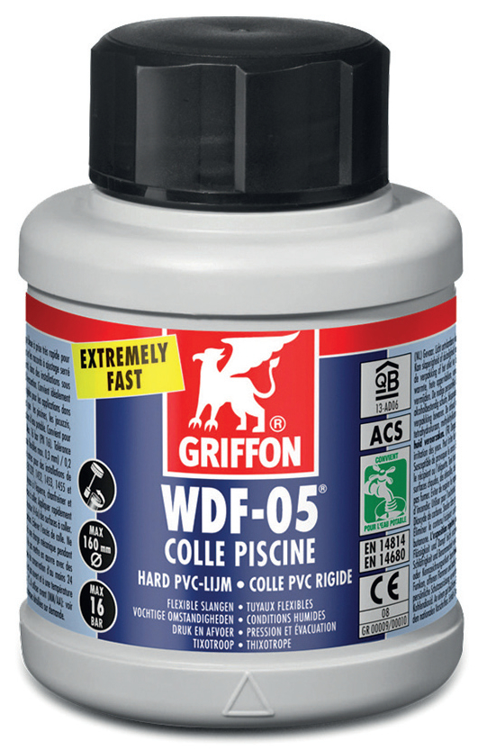 Colle Bleue Griffon 'Wdf05' Avec Goupillon 250 Ml