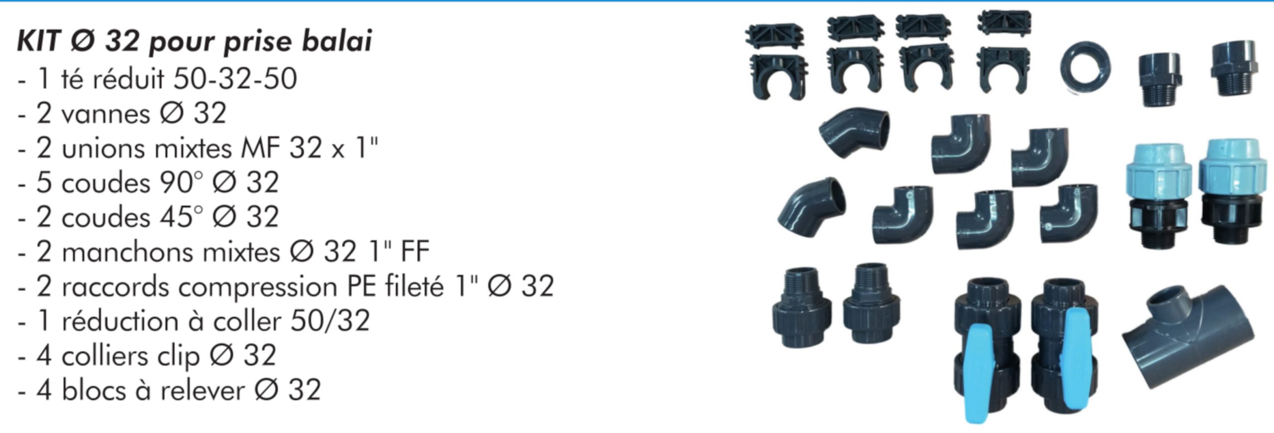 Kit Plomberie Diam. 32