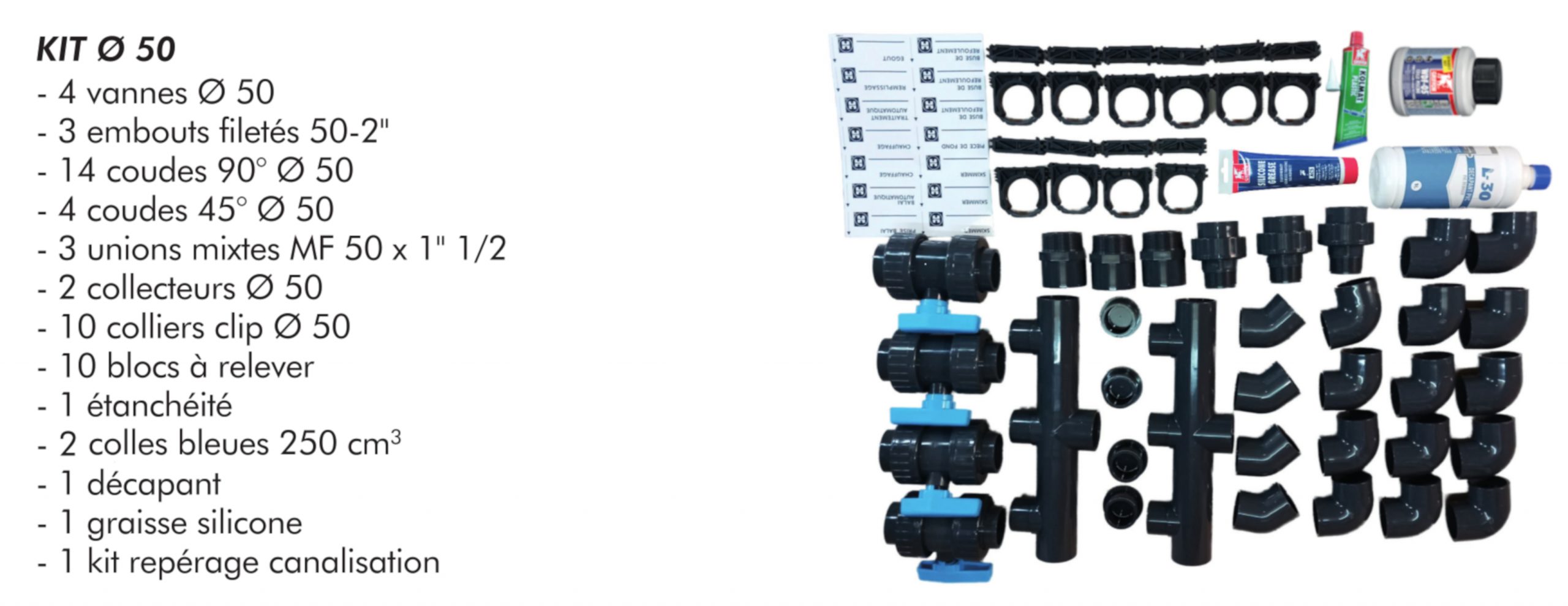 Kit Plomberie Diam. 50