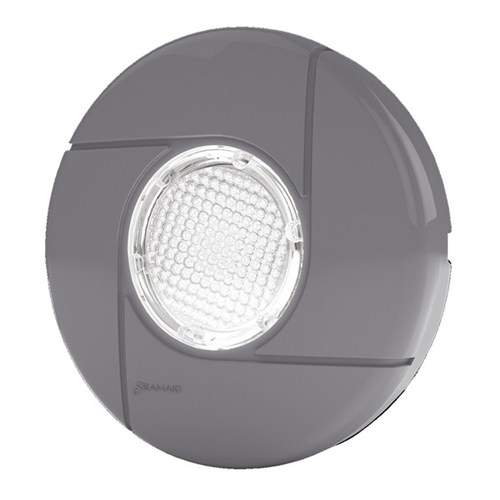 Enjoliveur Pour Projecteur Tubulaire Rond Gris Fonce