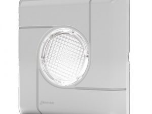 Enjoliveur Pour Projecteur Tubulaire Carre Gris Clair