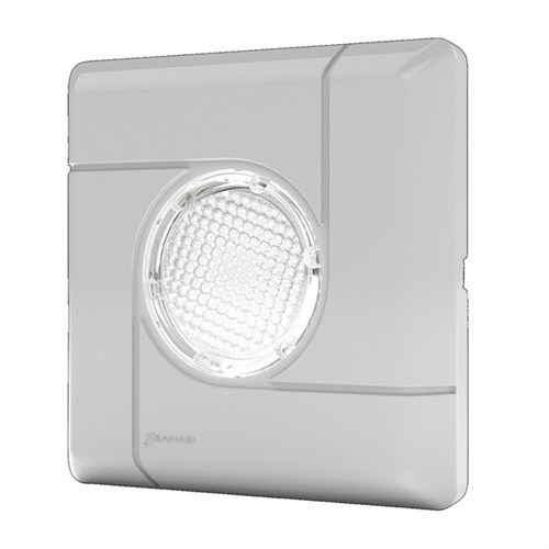 Enjoliveur Pour Projecteur Tubulaire Carre Gris Clair