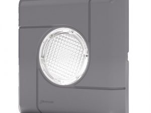 Enjoliveur Pour Projecteur Tubulaire Carre Gris Fonce
