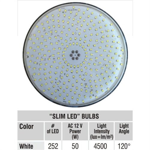 Led Blanche 252 Led 50 W + Kit Renovation