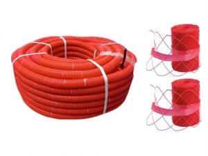 Cable Ro2V 2 X 2,5 mm2 + Gaine Tpc + Grillage /50 M Le M
