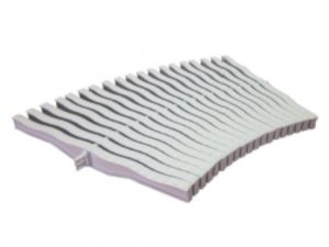 Caillebotis Courbe Epaisseur 20 mm Larg. 195 mm Le Carton