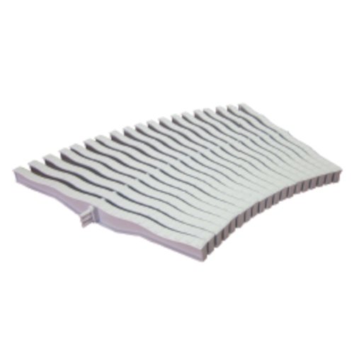 Caillebotis Courbe Epaisseur 20 mm Larg. 245 mm Le Carton