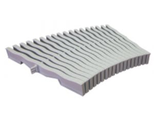 Caillebotis Courbe Epaisseur 34 mm Larg. 195 mm Le Carton