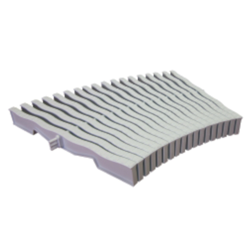 Caillebotis Courbe Epaisseur 34 mm Larg. 245 mm Le Carton